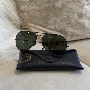 Ray-Ban Large Classic Aviator Sunglasses - polarized Black